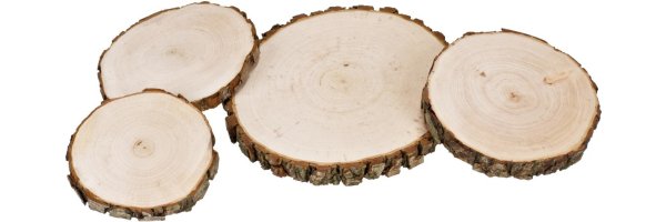 Erlenholzscheiben-rund